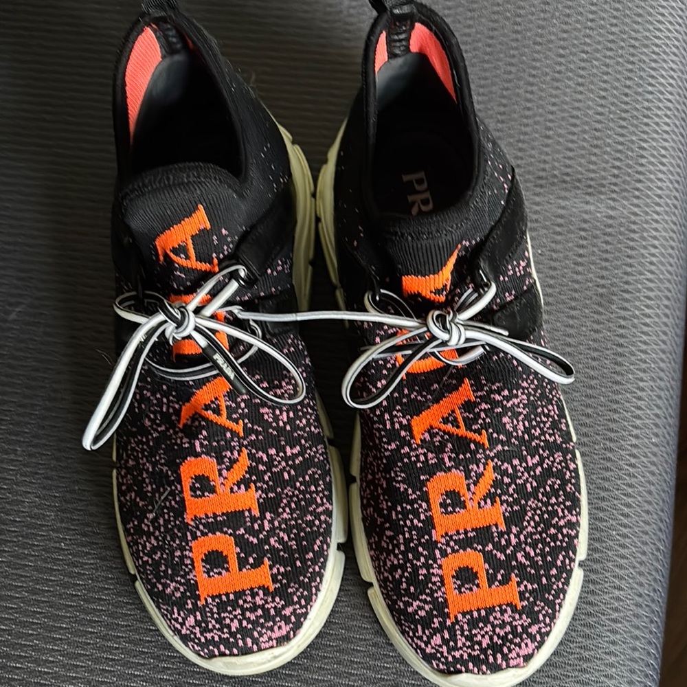 Prada Black and Pink Sneakers Modern Design